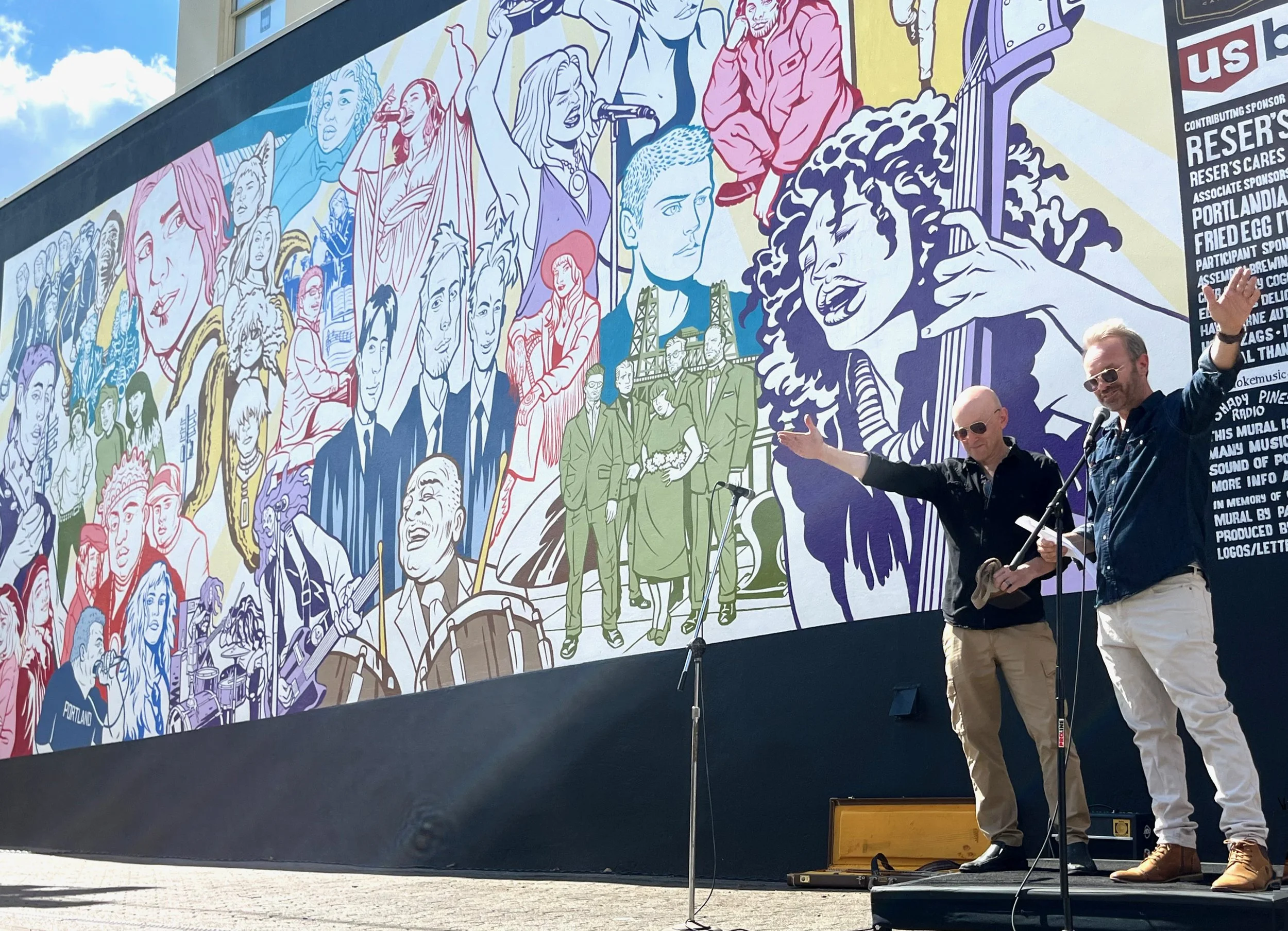 Making the Portland Music Mural: A Tribute to 50 Years of Musical